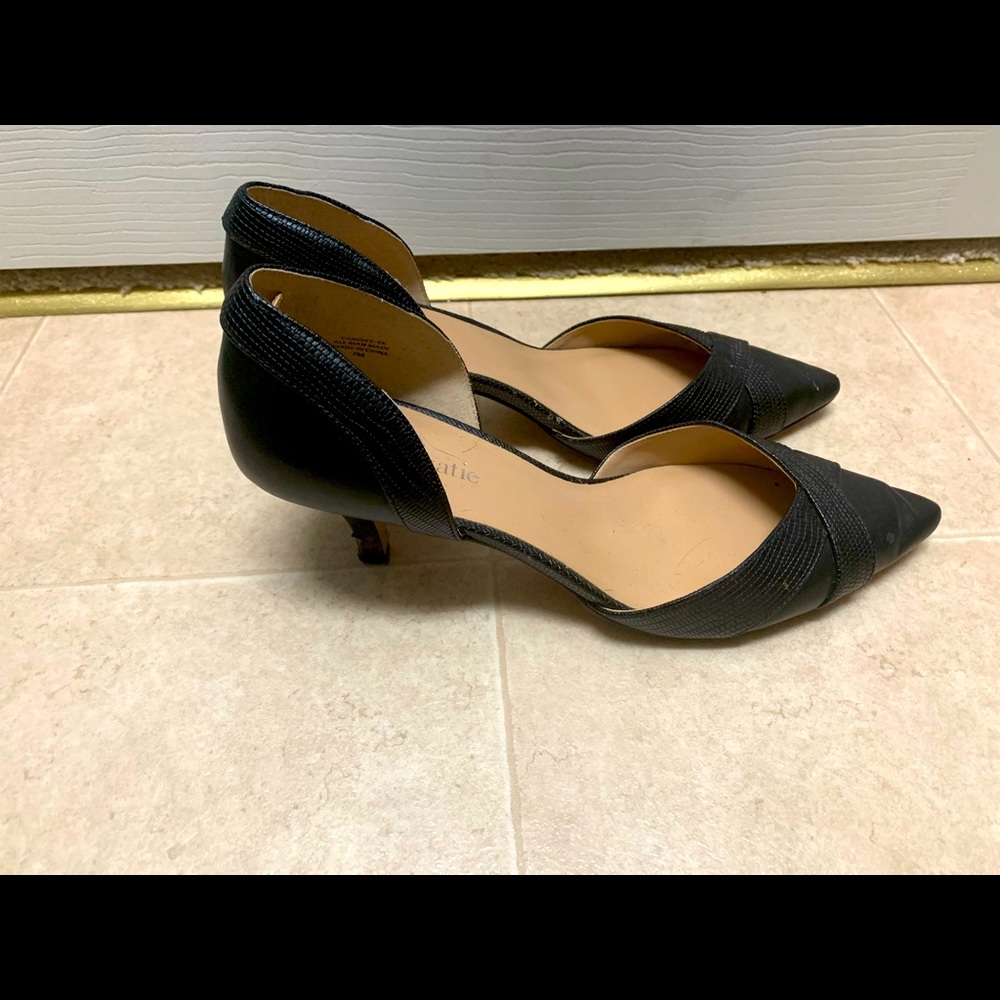 Kelly & Katie black heels